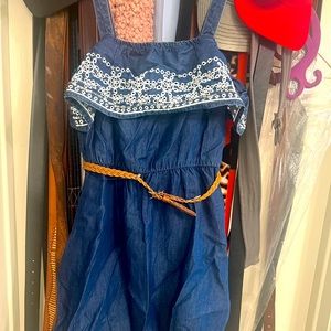 NWT denim dress size 12 Justice